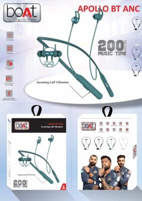 BOAT BT APOLLO WIRELESS NECKBAND WITH VIBRATION ⚡
