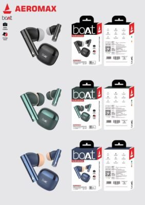 BOAT AEROMAX WIRELESS EARBUDS SHINNING EARBUDS ⚡