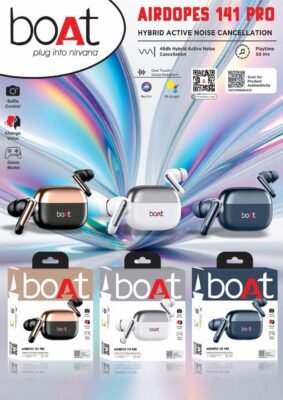 BOAT AIRDOPAS 141 PRO WIRELESS EARBUDS ⚡