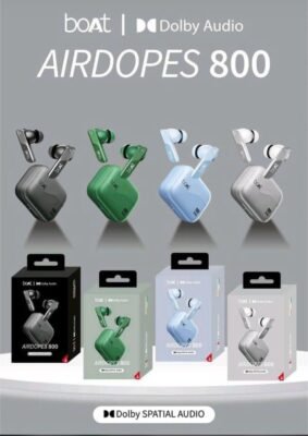 BOAT AIRDOPAS 800 WIRELESS EARBUDS ⚡