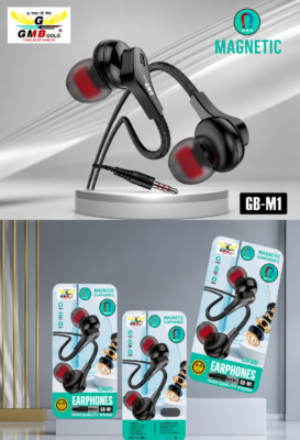 GMB GOLD GB M1 MEGNETIC WIRED EAPHONE ⚡