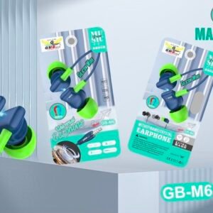 GMB M6 SILICONE WIRED MEGNETIC EARPHONE ⚡
