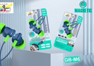 GMB M6 SILICONE WIRED MEGNETIC EARPHONE ⚡