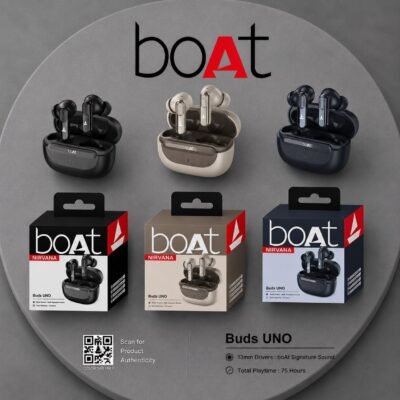 BOAT AIRDOPAS UNO WIRELESS EARBUDS ⚡