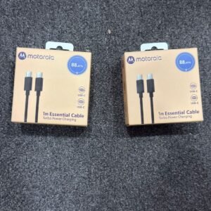 MOTOROLA TYPE-C TO TYPE-C TURBO FAST CHARGING CABLE ⚡