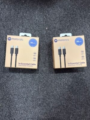 MOTOROLA TYPE-C TO TYPE-C TURBO FAST CHARGING CABLE ⚡
