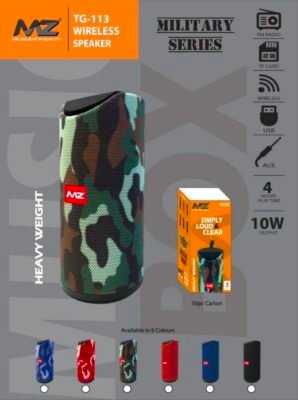 MZ TG 113 PORTABLE WIRELESS SPEAKER ⚡
