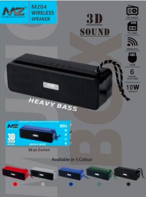 MZ M204 3D SOUND WIRELESS SPEAKER ⚡