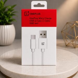 ONEPLUS USB TO TYPE-C WARP CHARGING CABLE ⚡ ( 1 YEAR WARRANTY )