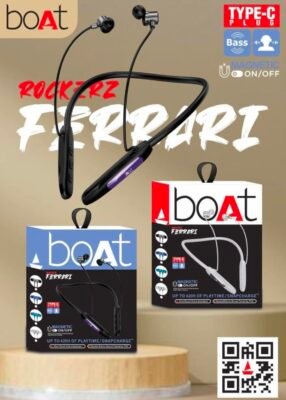BOAT ROCKERZ FERRARI MEGNETIC ON/OFF WIRELESS NECKBAND ⚡