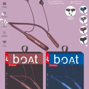 BOAT ROCKERZ VELVET MEGNETIC ON/OFF WIRELESS NECKBAND ⚡