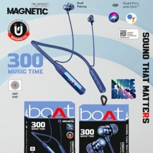 BOAT ROCKERZ BT APEX MEGNETIC ON/OFF WIRELESS NECKBAND ⚡