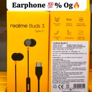 REALME BUDS 3 TYPE C EARPHONE ORIGINAL QUALITY IMPORTED ⚡