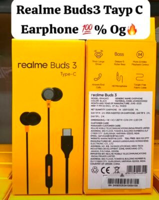 REALME BUDS 3 TYPE C EARPHONE ORIGINAL QUALITY IMPORTED ⚡