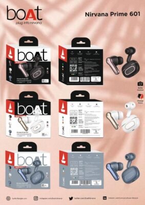 BOAT NIRVANA PRIME 601 WIRELESS EARBUDS ⚡