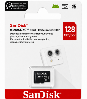 SANDISK 128GB MICRO SD MEMORY CARD IMPORTED ⚡