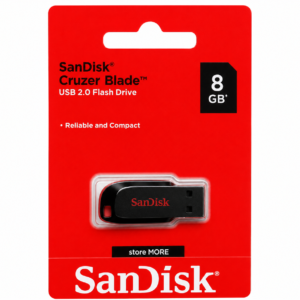 SANDISK CRUZER BLADE 2.0 8GB PENDRIVE ⚡