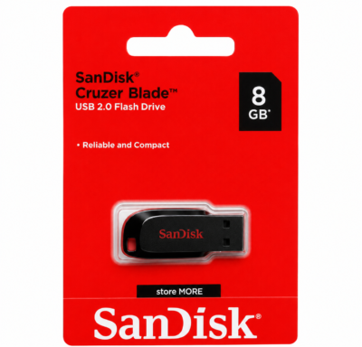 SANDISK CRUZER BLADE 2.0 8GB PENDRIVE ⚡