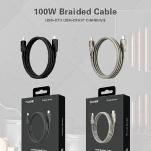 NOISE 100W BRAIDED C TO C CABLE FAST CHARGING CABLE ⚡