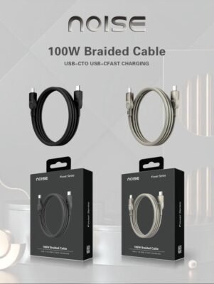 NOISE 100W BRAIDED C TO C CABLE FAST CHARGING CABLE ⚡