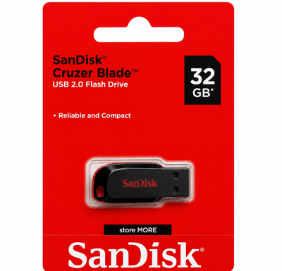 SANDISK CRUZER 2.0 32GB PENDRIVE IMPORTED ⚡