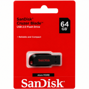 SANDISK CRUZER 2.0 64GB PENDRIVE IMPORTED ⚡