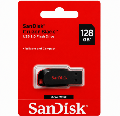SANDISK CRUZER 2.0 128 GB PENDRIVE IMPORTED ⚡