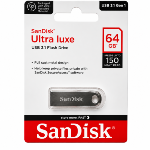 SANDISK ULTRA LUXE 64 GB METAL PENDRIVE ⚡