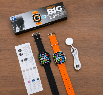 T900 ULTRA SMART WATCH 2.09 FULL DISPLAY WIRELESS CHARGER ⚡